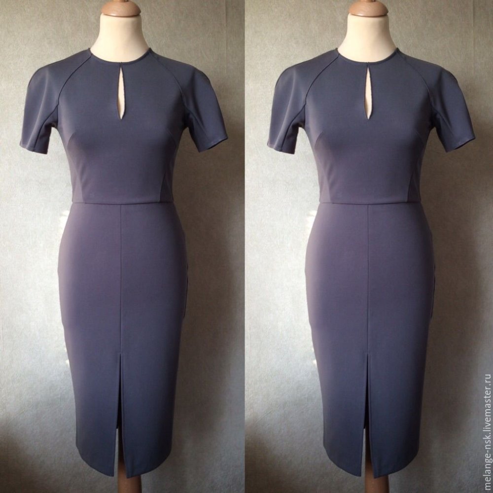 Платье на молнии