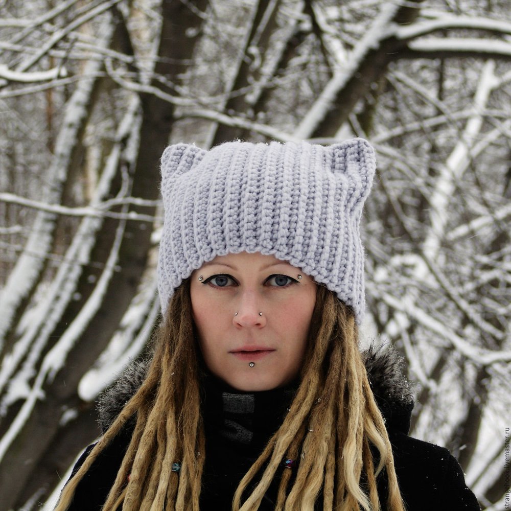 Шапка овечий ушками