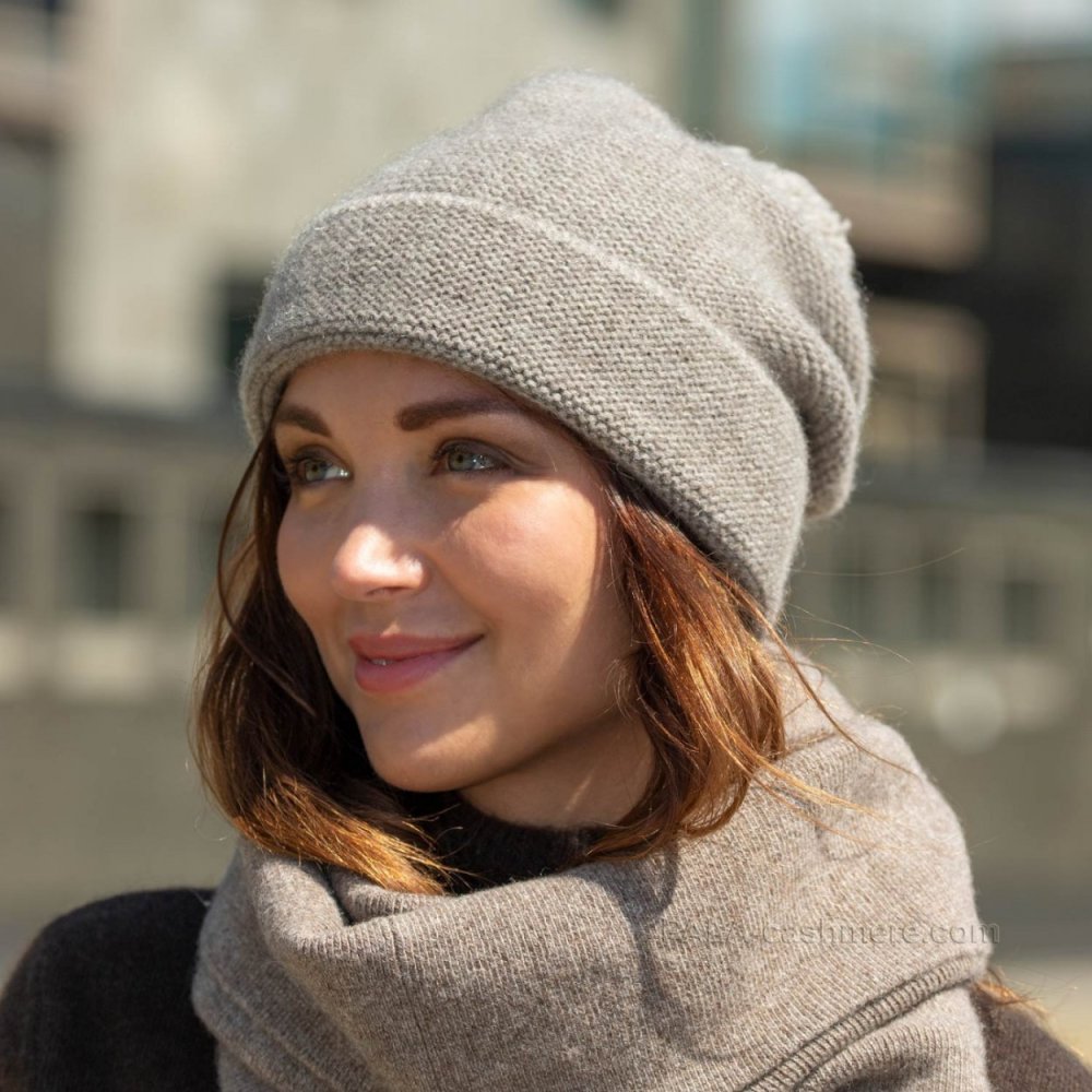 Шапка из альпака Силк