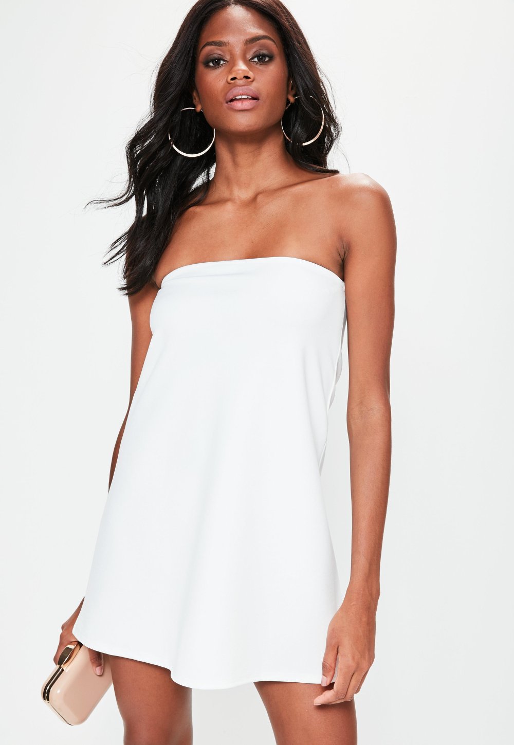 Платье без бретелек