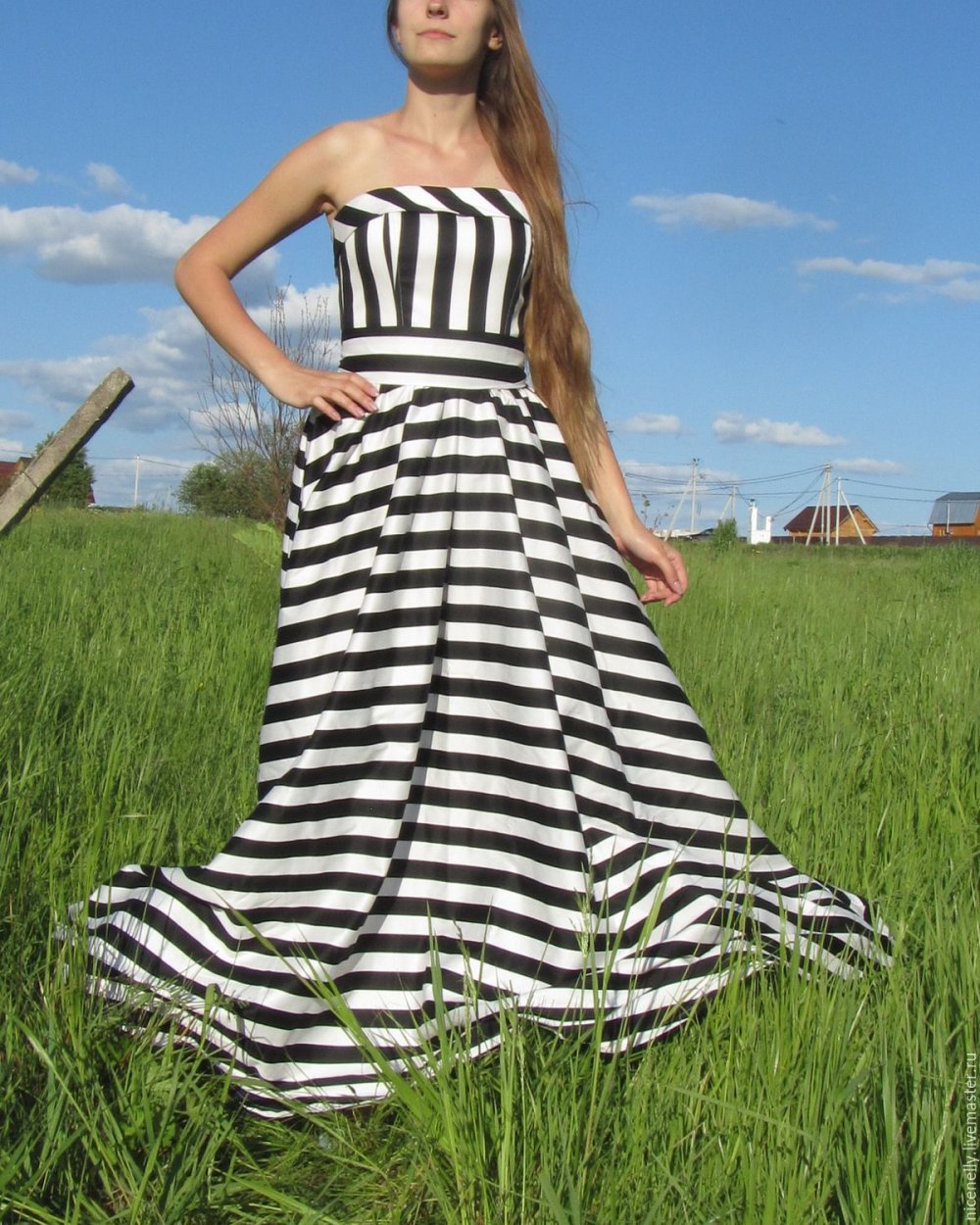 Сарафан без бретелей