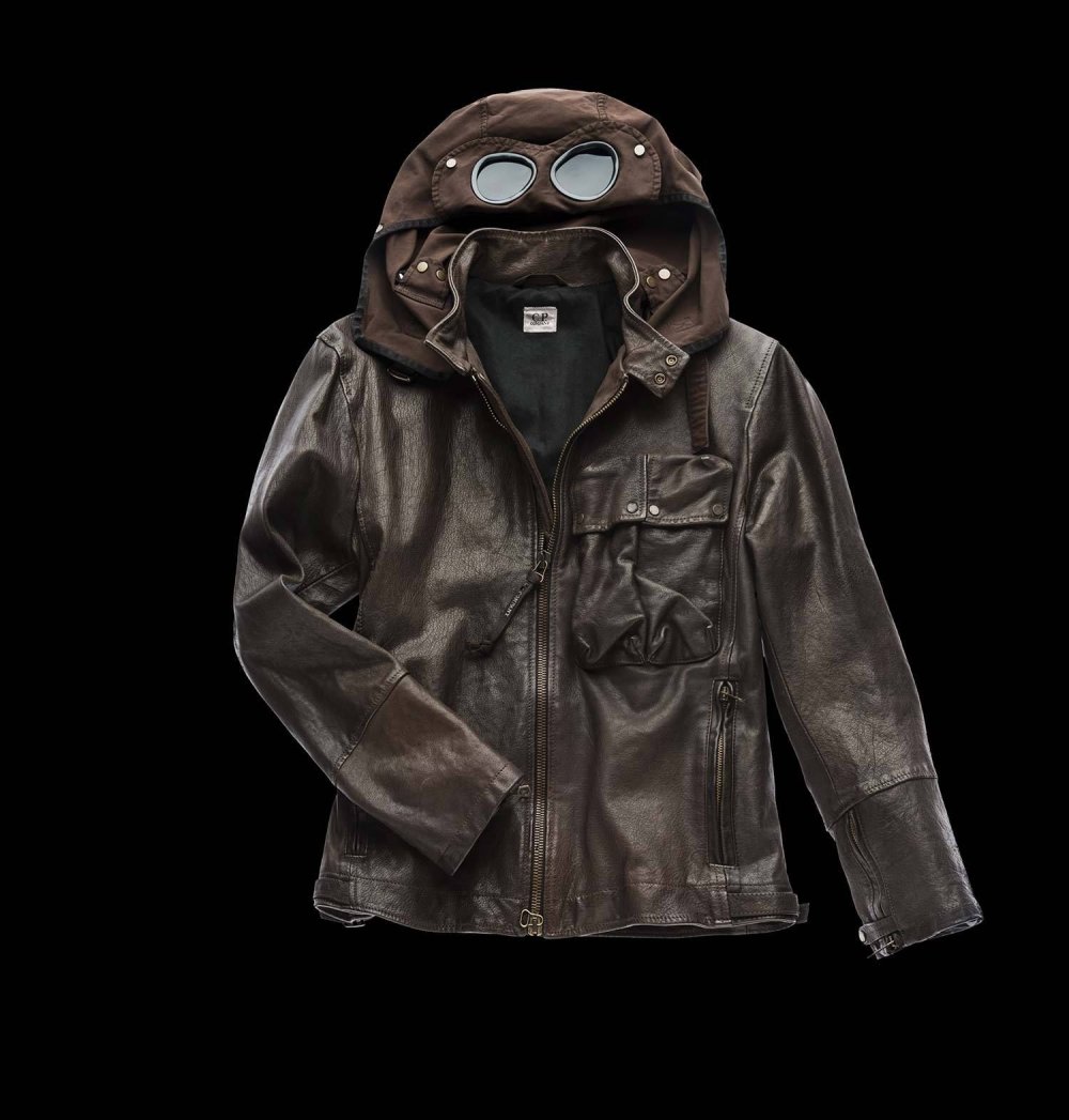 C.P. Company Micro-m down-Padded Lens Jacket Olive