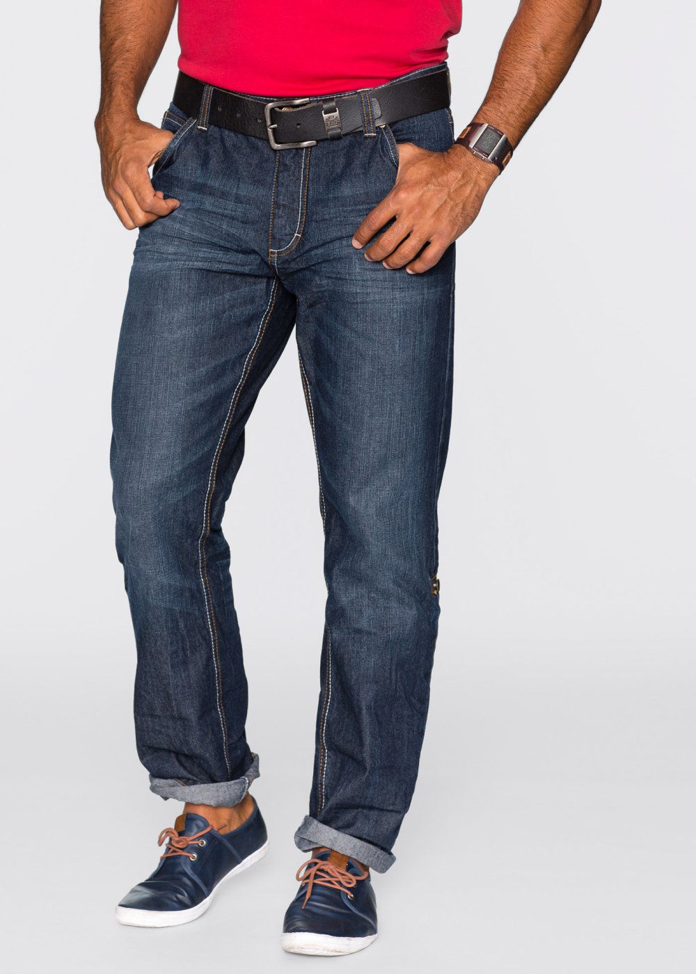 Джинсы с карманами спереди мужские