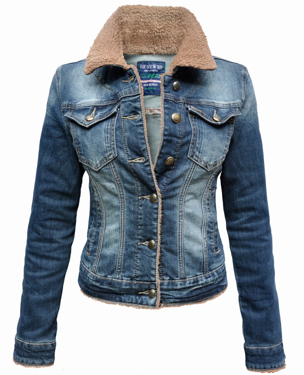 Зимняя джинсовая куртка