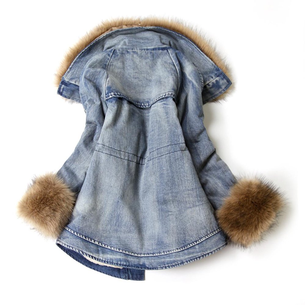 Джинсовки с мехом женские