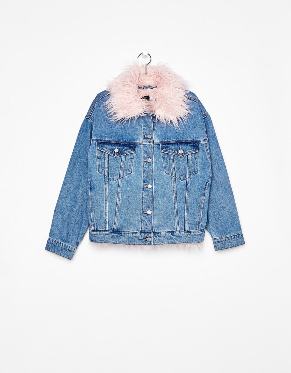 Куртка джинсовая с мехом fb sister