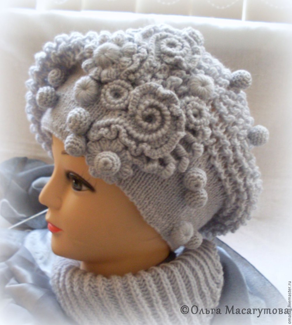 Комплект «Ария» (шапка+снуд+варежки) артикул 300229