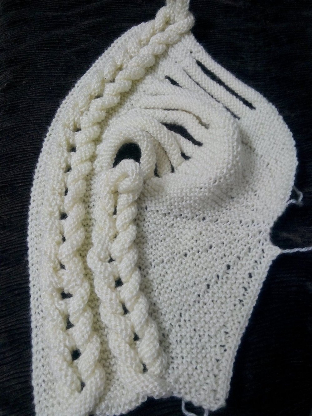 Шапка ушанка спицами мастер класс