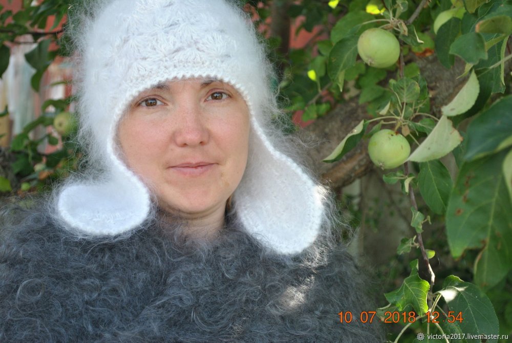 Уроки вязания шапка Зимушка