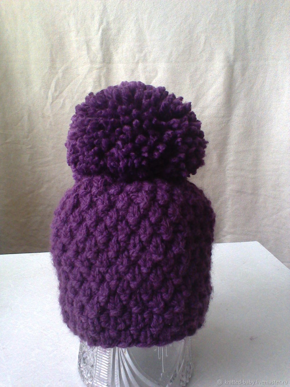 Шапка из очень толстой пряжи