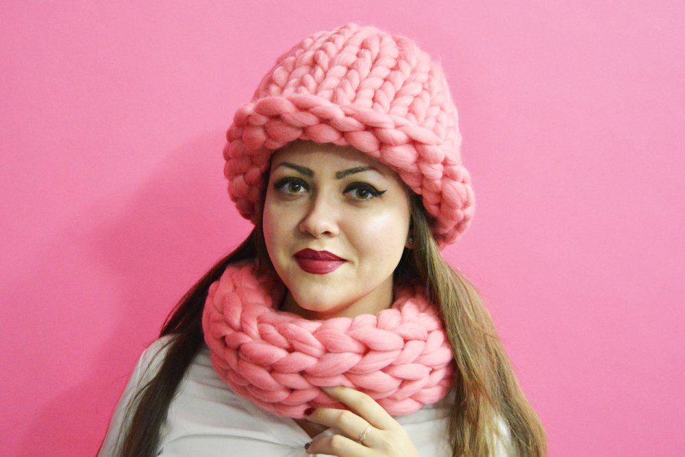 Необычный узор для шапки