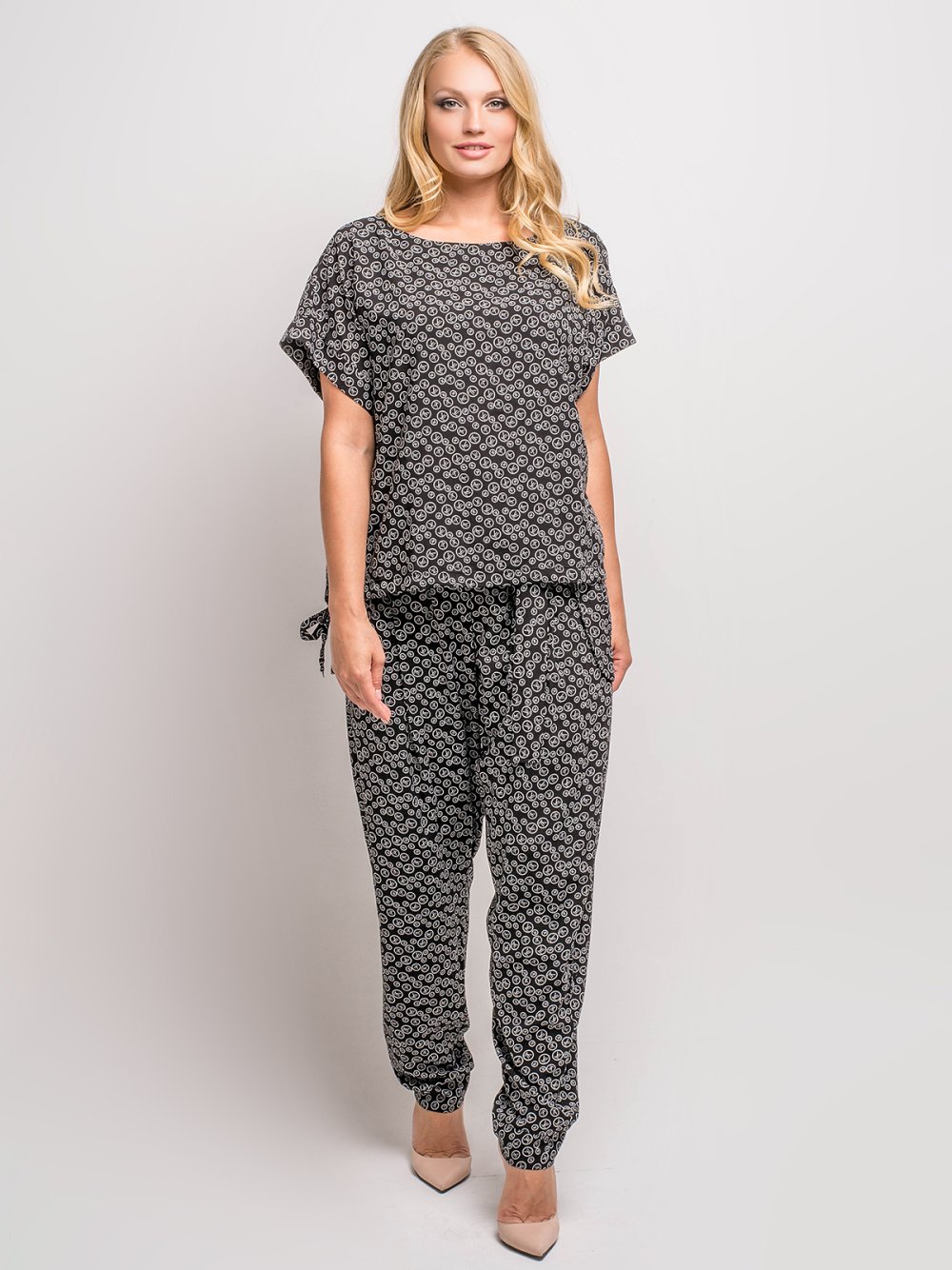 Платье брюки из штапеля