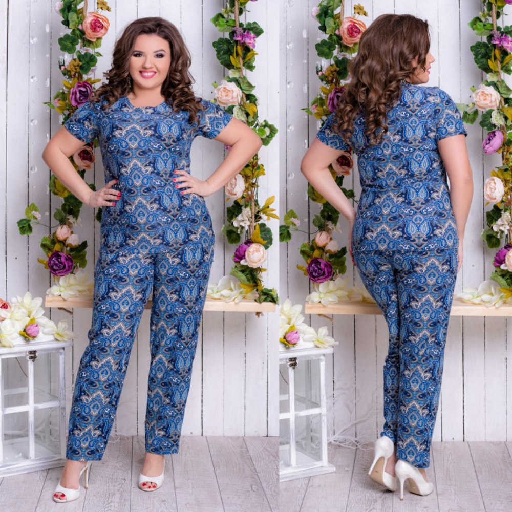 Комбинезон из штапеля летний