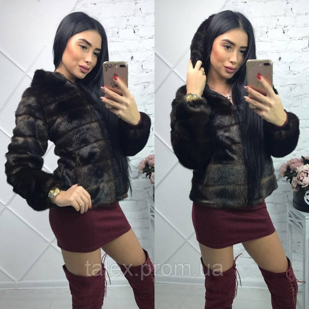 Девушка в шубе и шапке