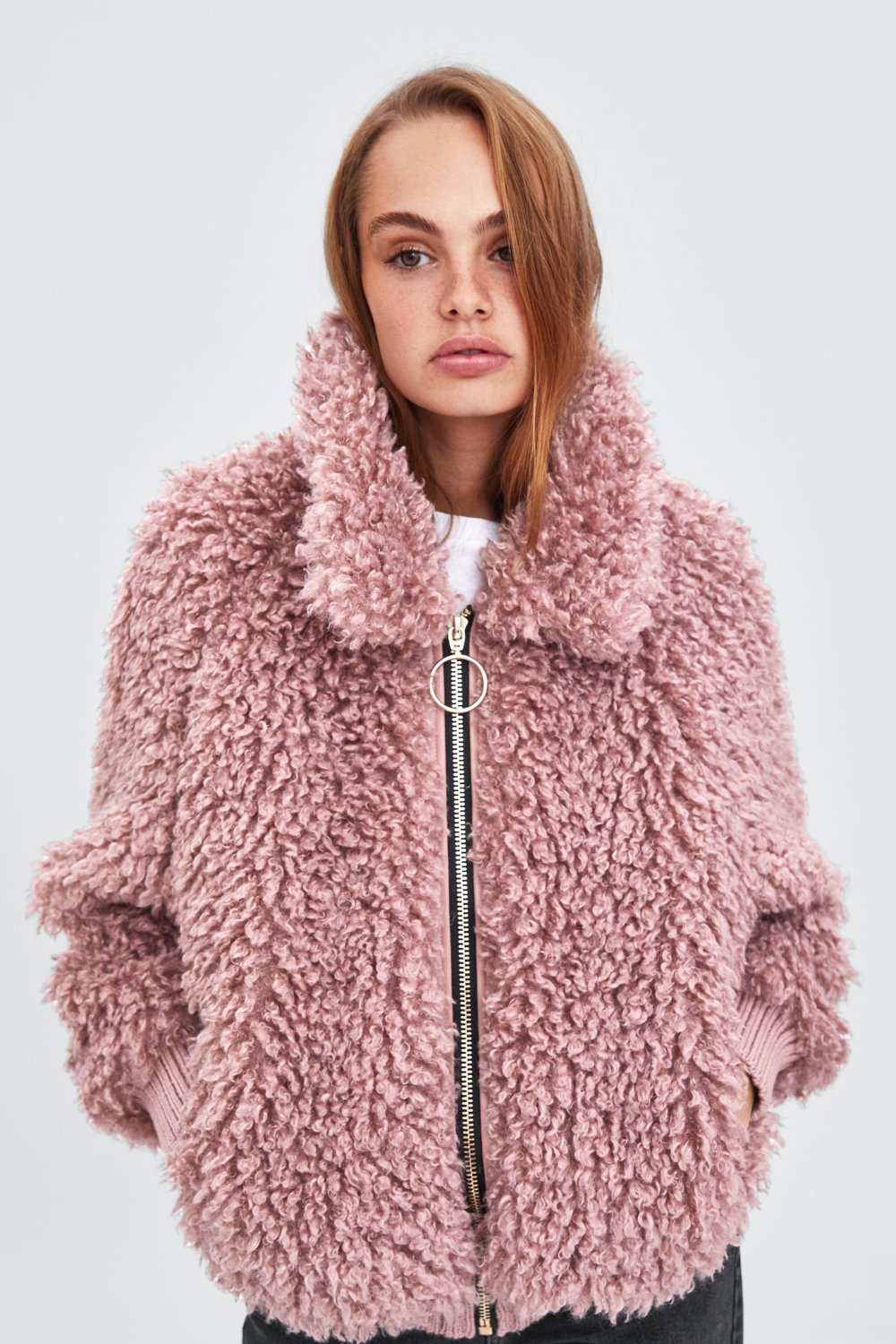 Курточка из овечьей шерсти корейская