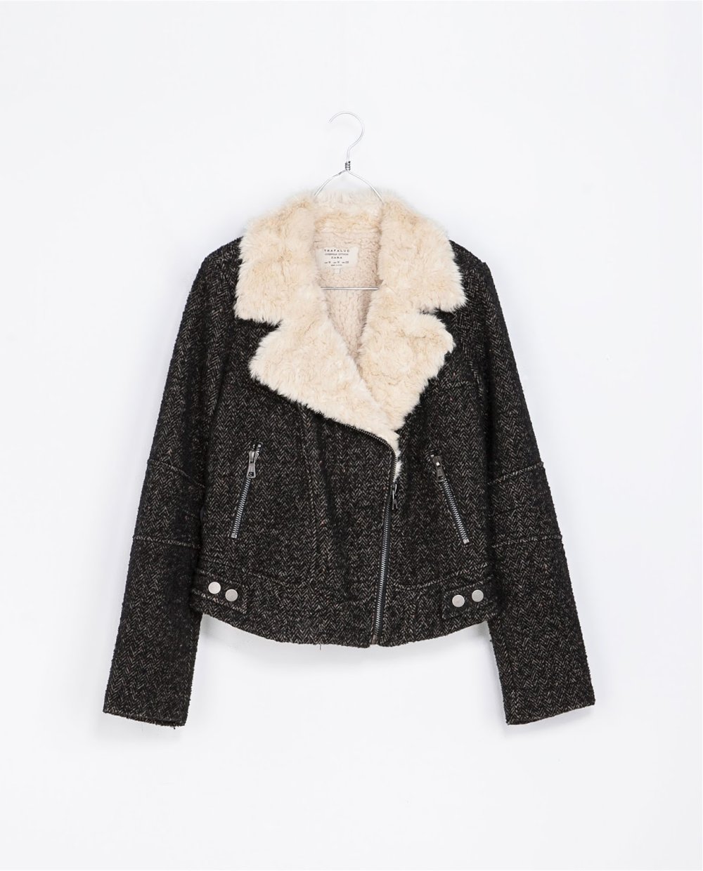 Zara TRF collection пальто куртка меховая 1255/252