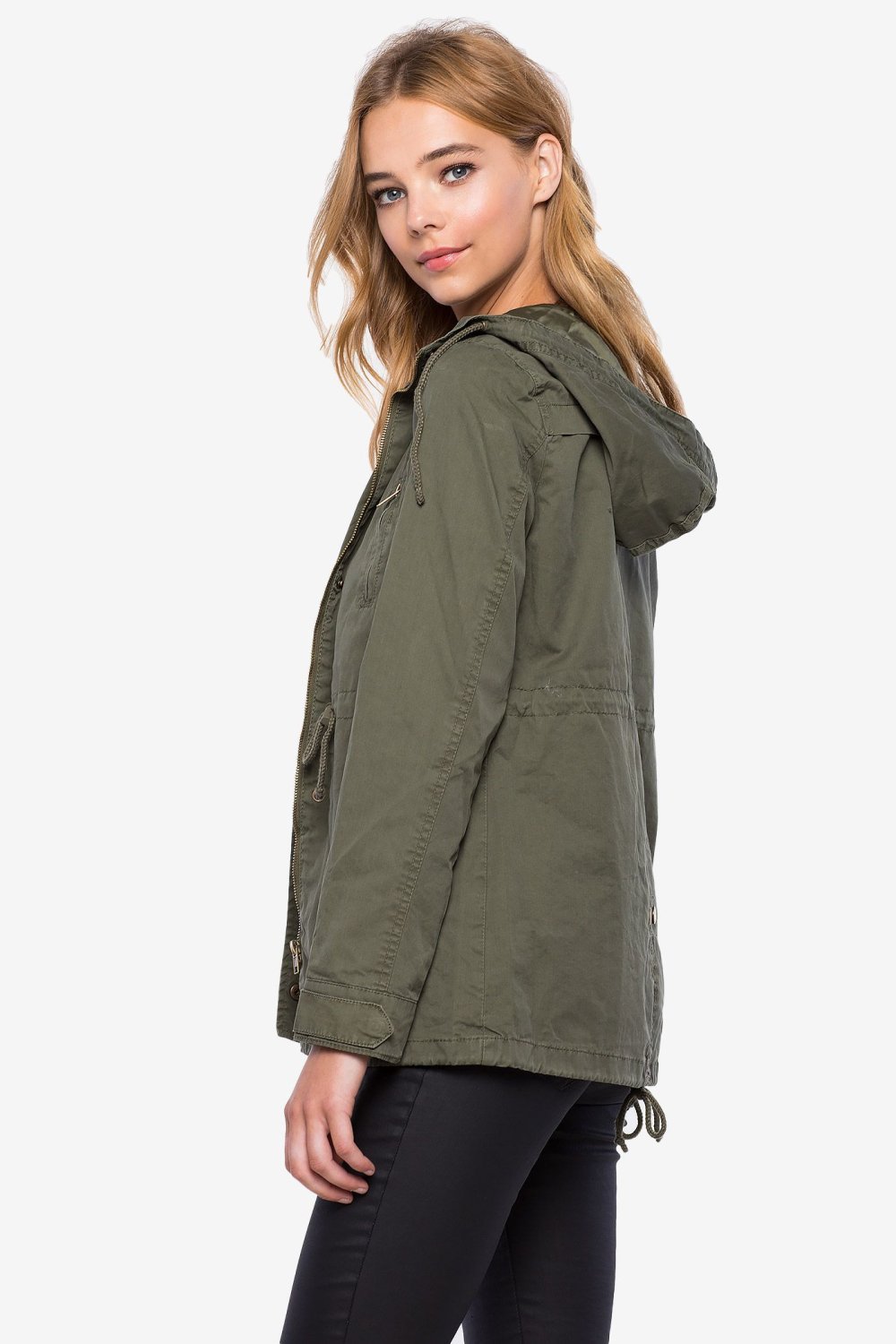 Куртки парки цвета хаки фин флаер женские