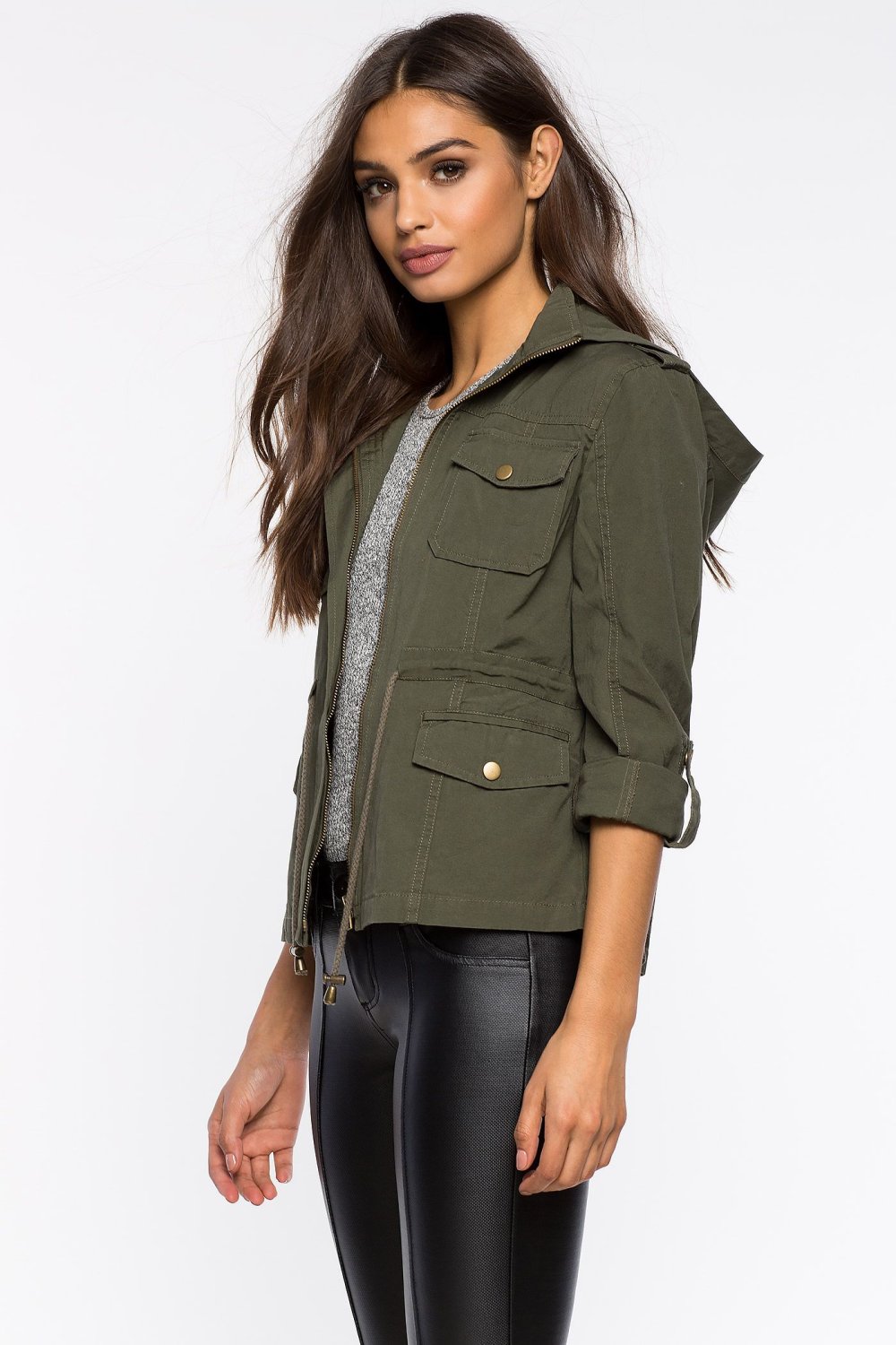 Guess бомбер хаки