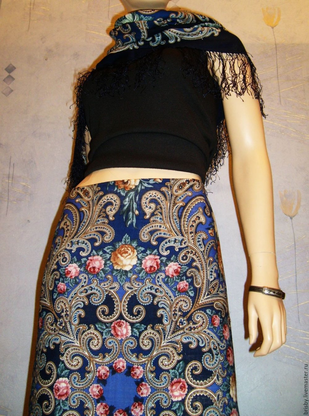 Юбка из палантина