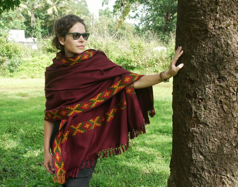 Агния Балабан юбка из павлопосадского