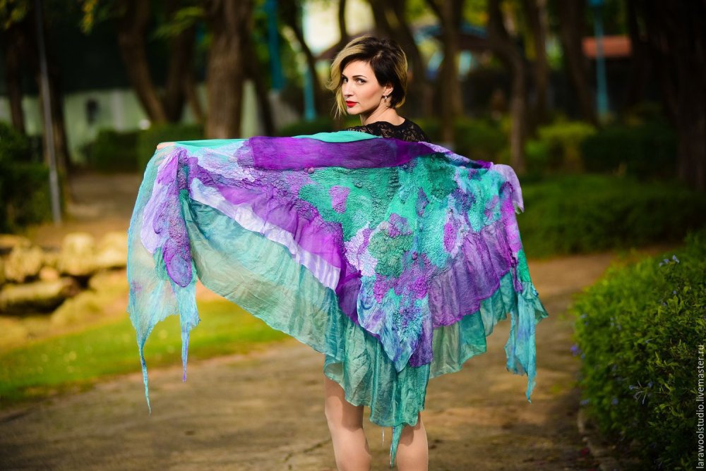 Фиолетовая шаль