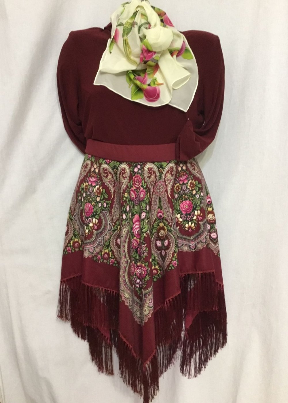 Юбка из палантина