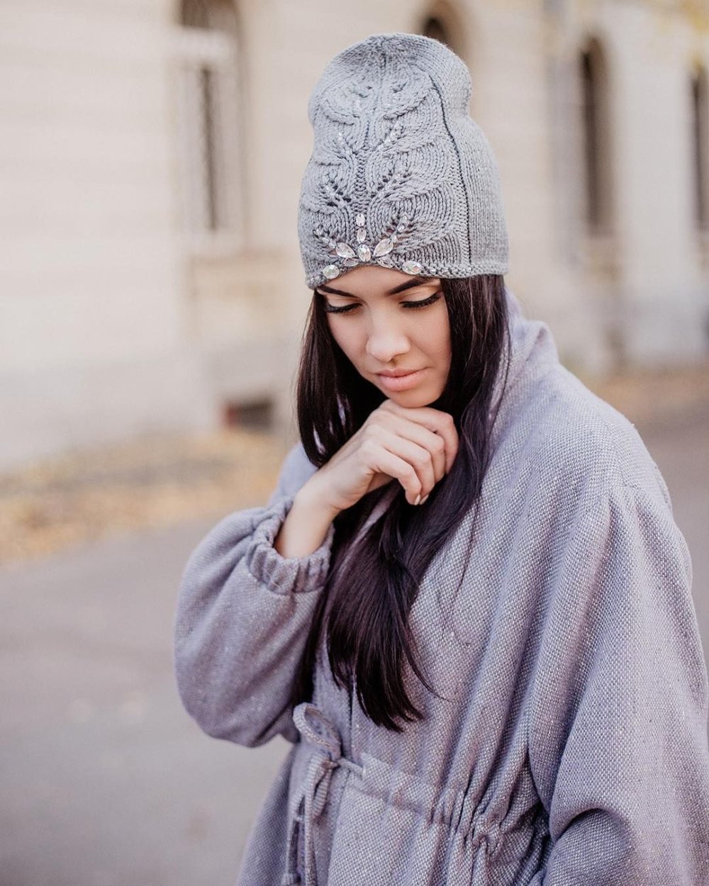 Вязаные шапки в инстаграмме