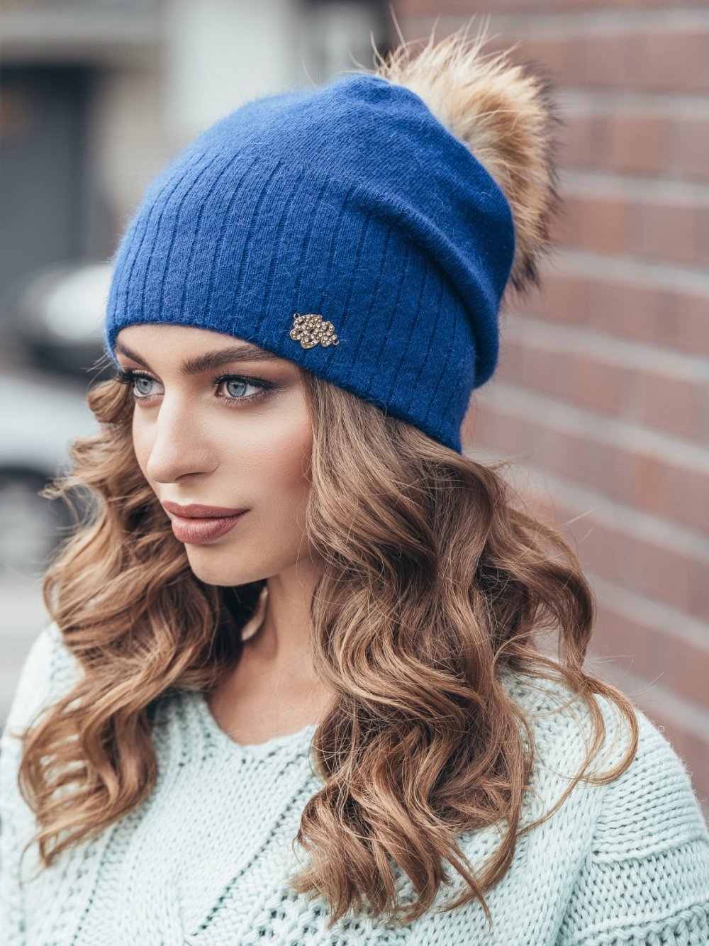 Шапка «Руби» Braxton арт. 4712 Светлый кофе