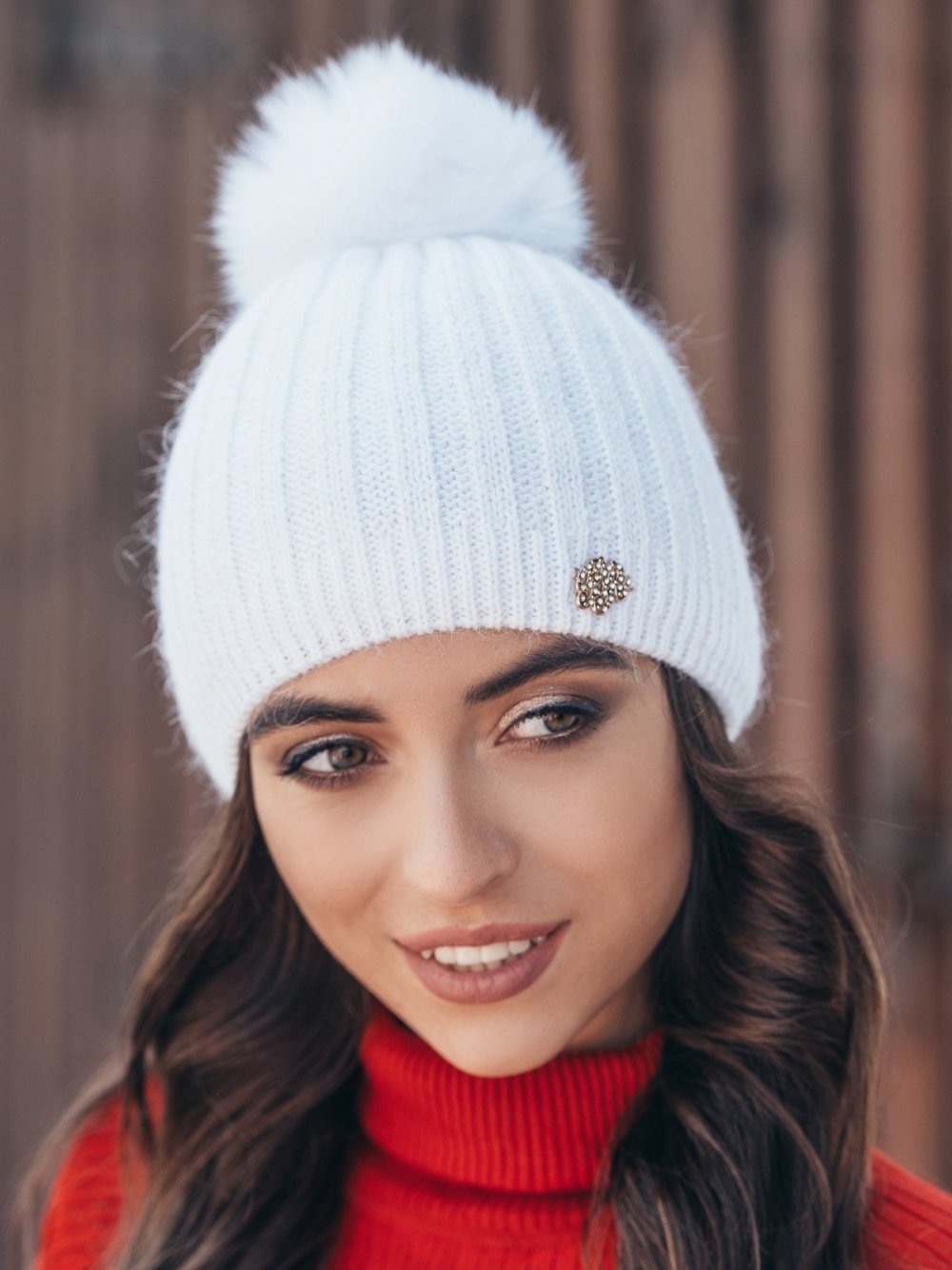 Шапка женская вязаная Art collection 97117