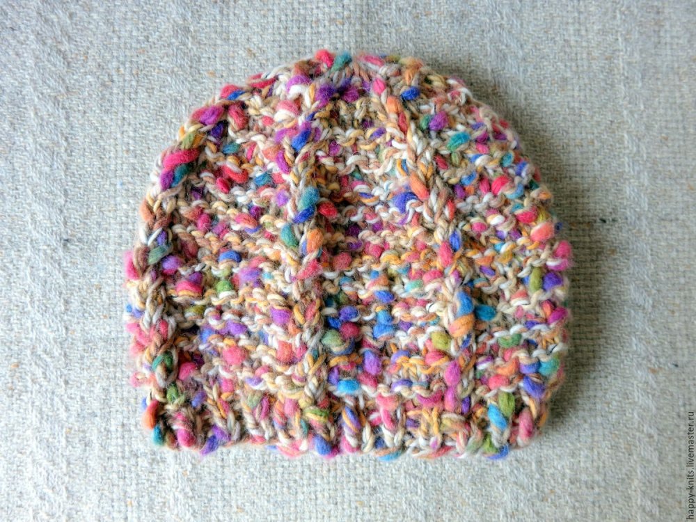 Шапки из альпаки букле Дропс