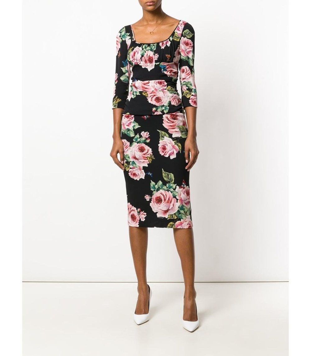 Сарафан Дольче Габбана красный