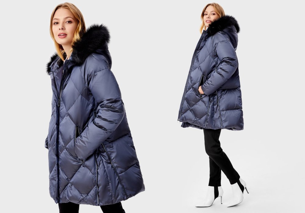 Леди и джентльмен пуховики женские