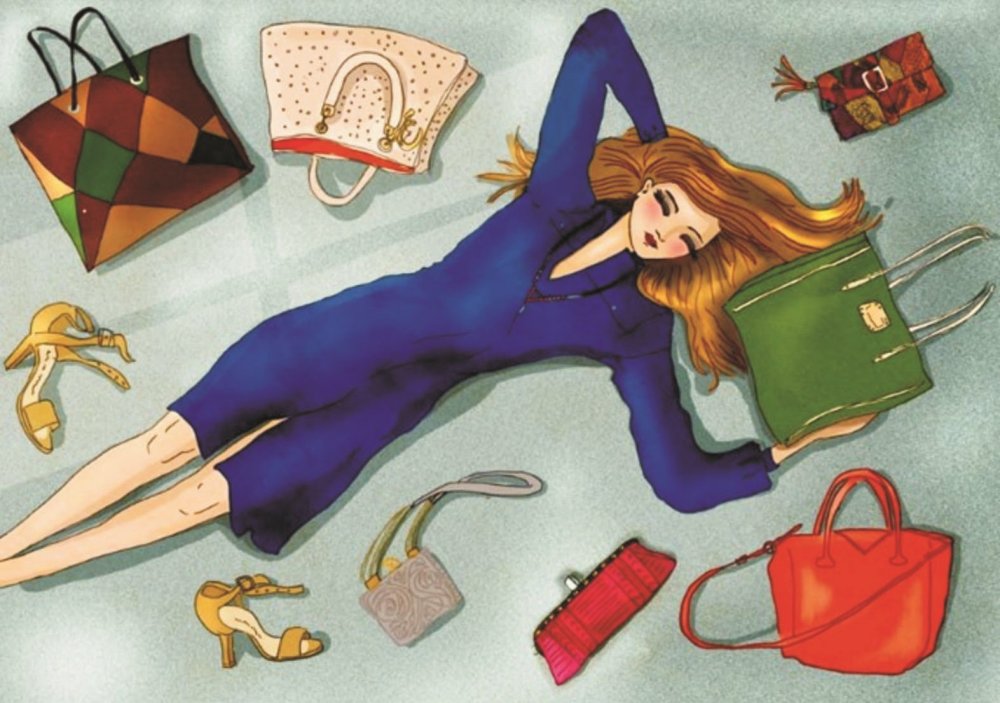 Дамская сумка прикол