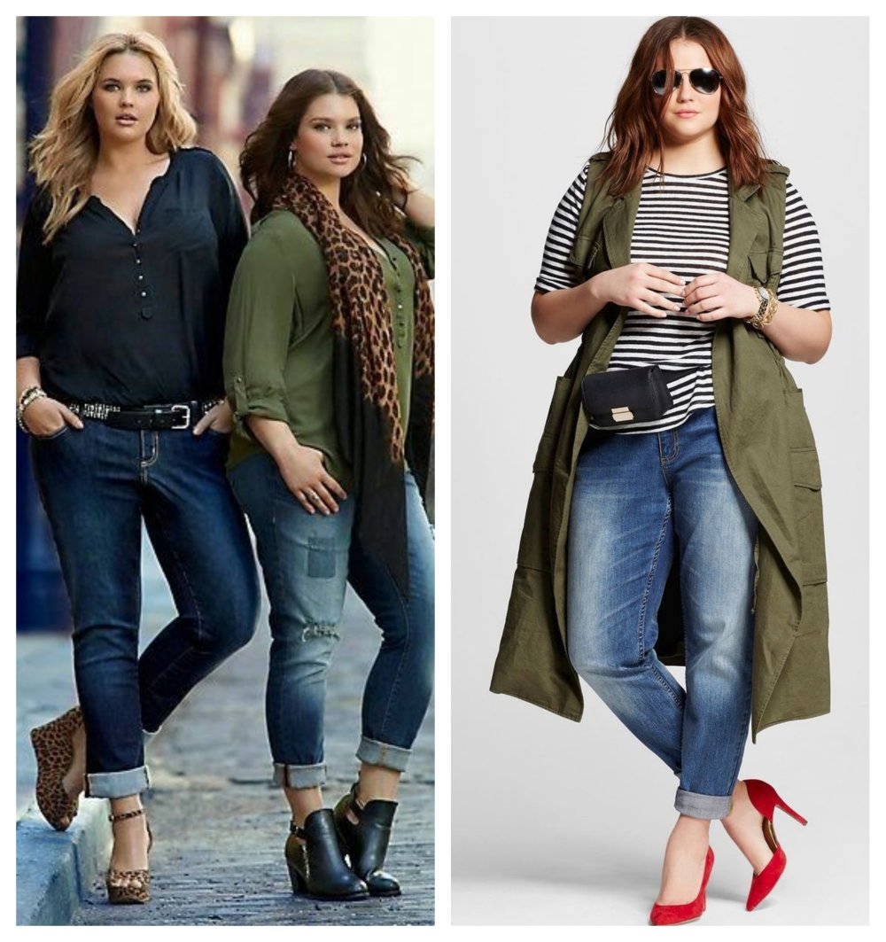 Модные вещи для полных