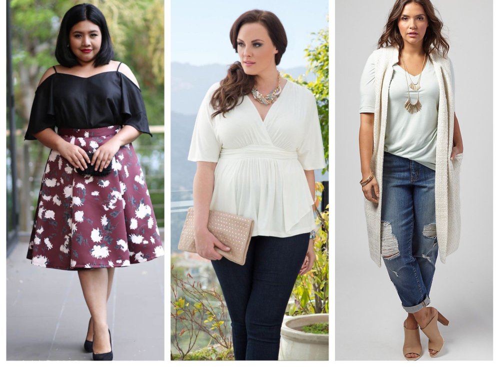 Образы для немного полных девушек