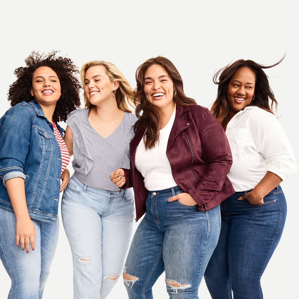 Летние джинсы для полных женщин фото