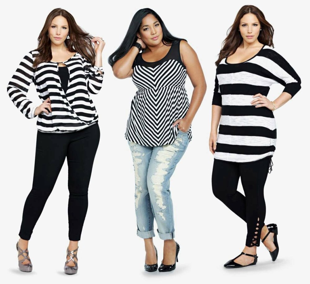 Верх под джинсы полной девушке