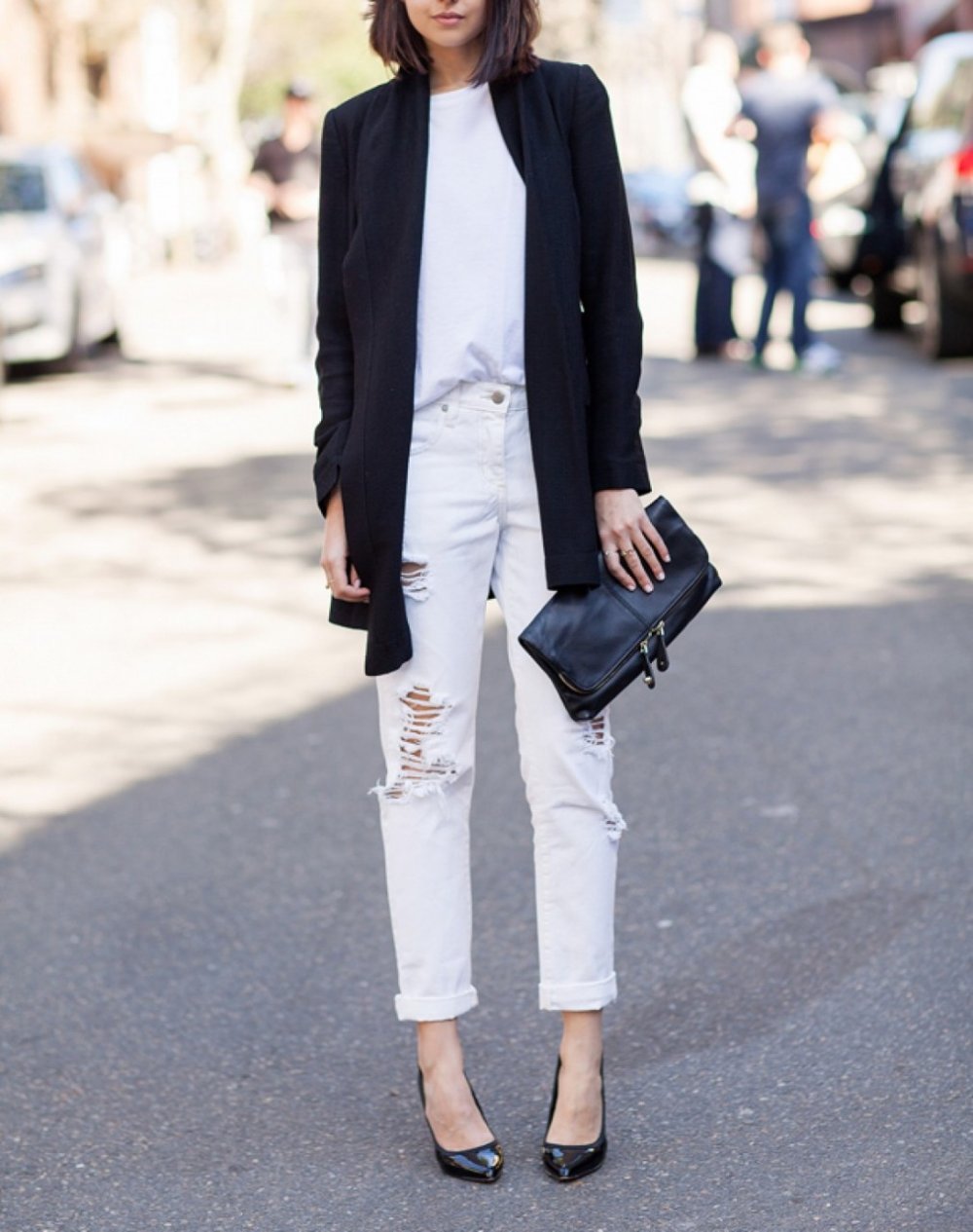 Джинсы с пиджаком женские Луки