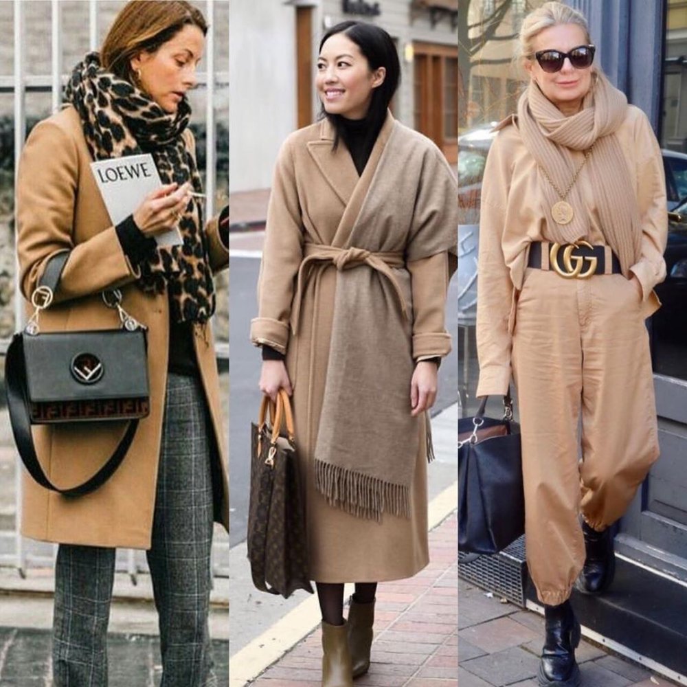 Актуальный шарф для пальто 2022