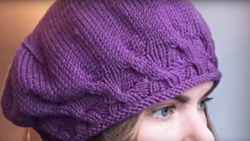 Шапочка Зефирка спицами