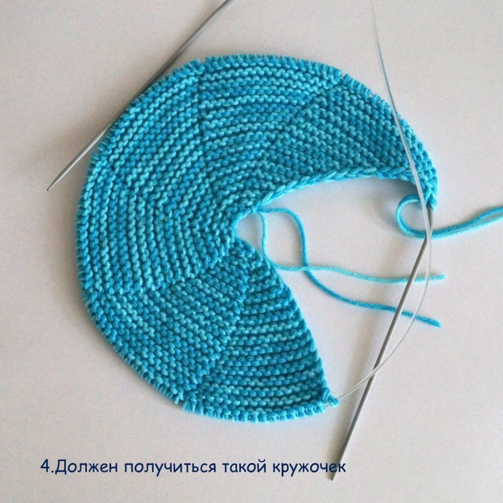 Платочная вязка шапка