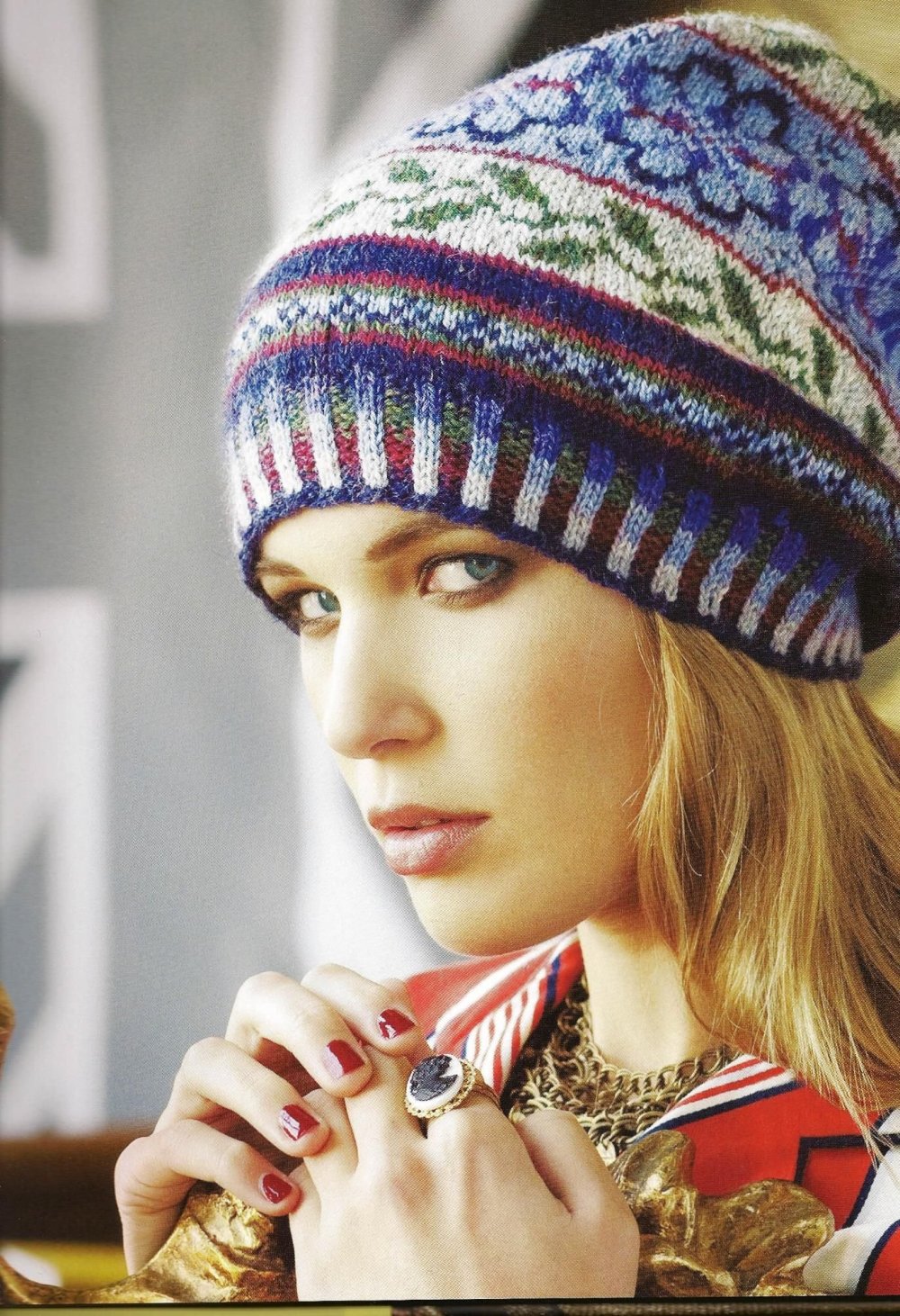 Шапки жаккард Равелри