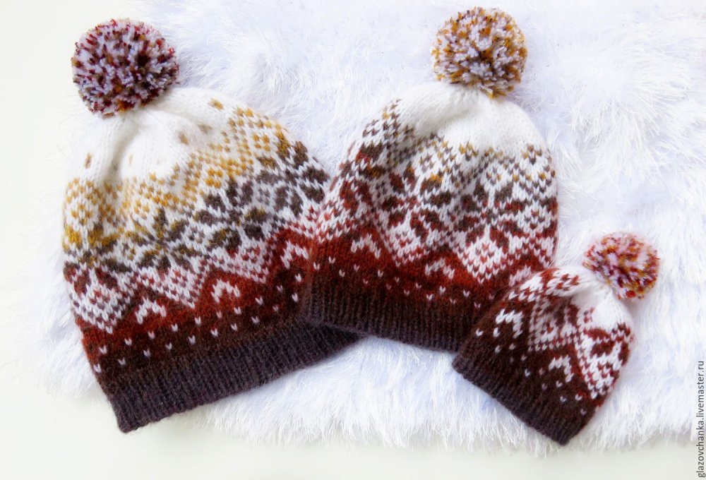 Шапка жаккардом