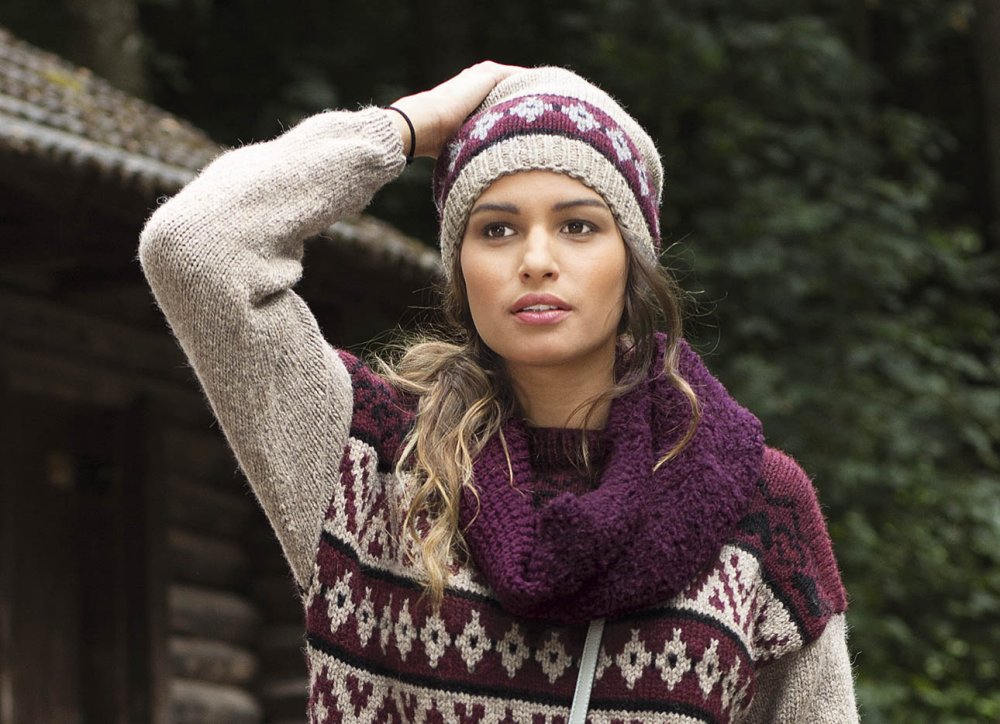 Шапка Fair Isle схема