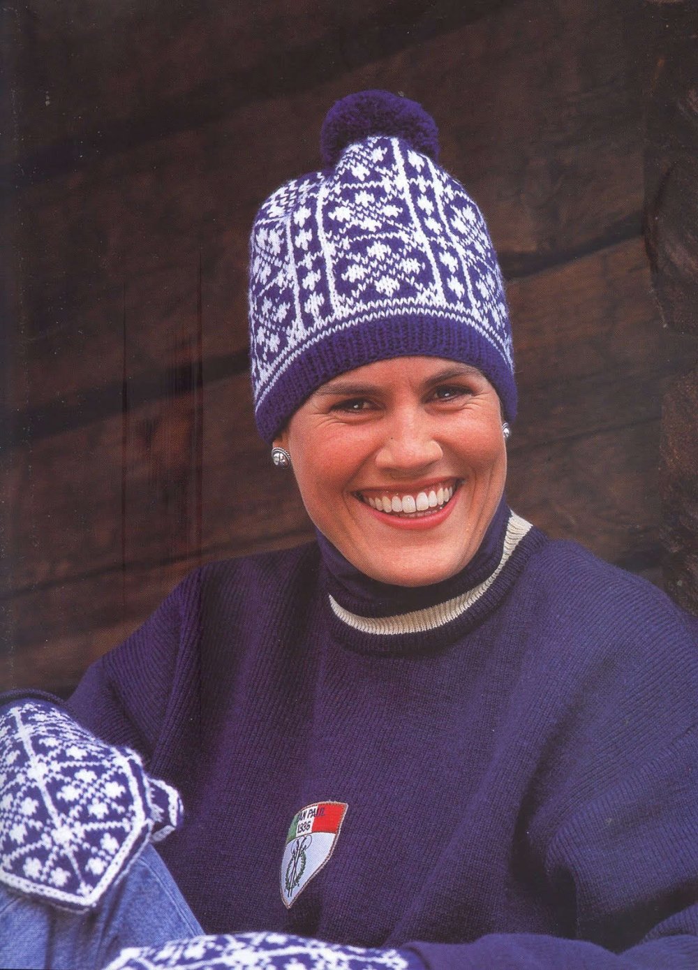 Шапка жаккард