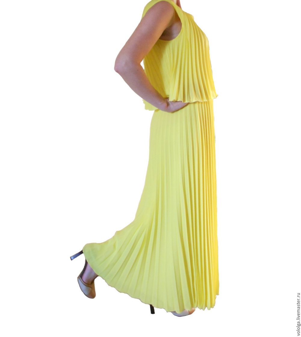 Платье гофре