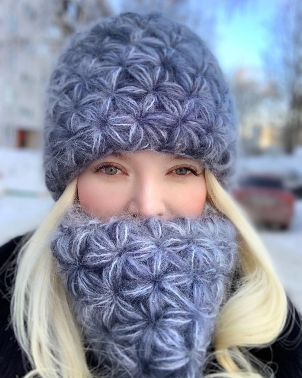 Шапочка узор Звездочка