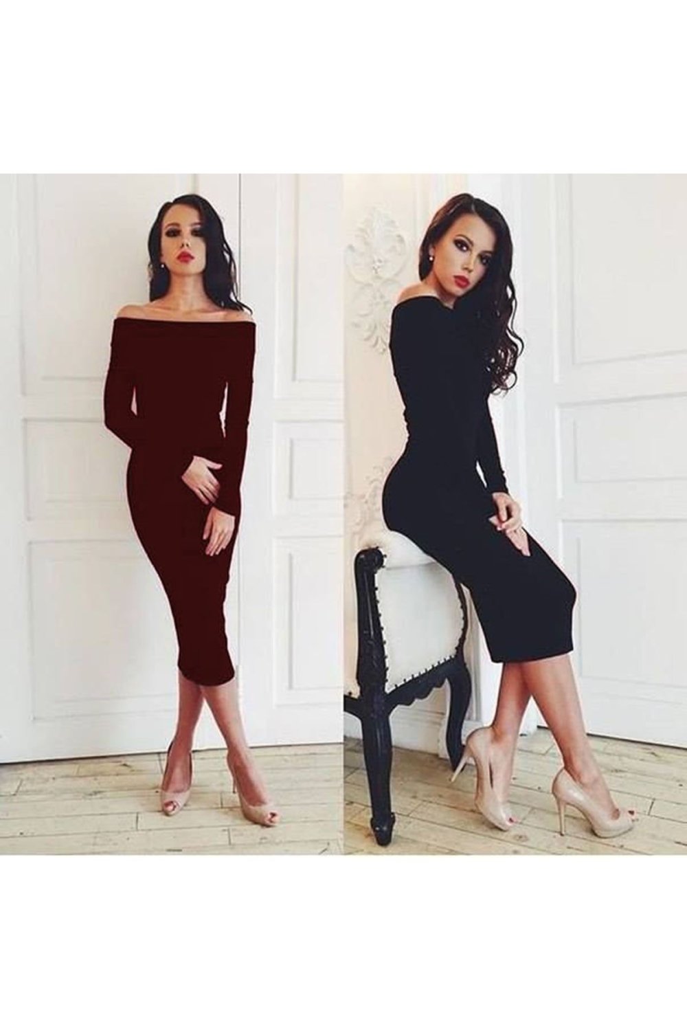 Платье миди стрит стайл 2020