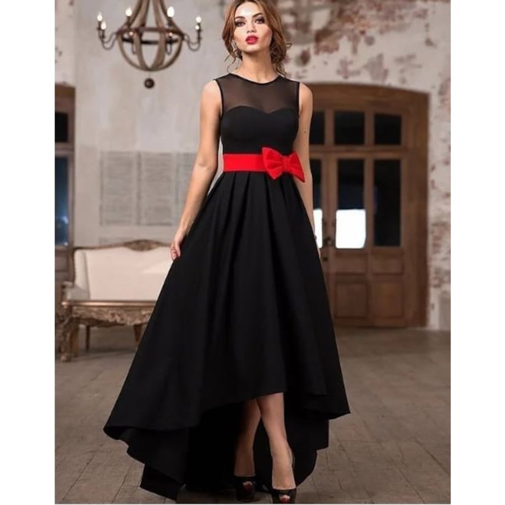 Чёрное платье на выпускной