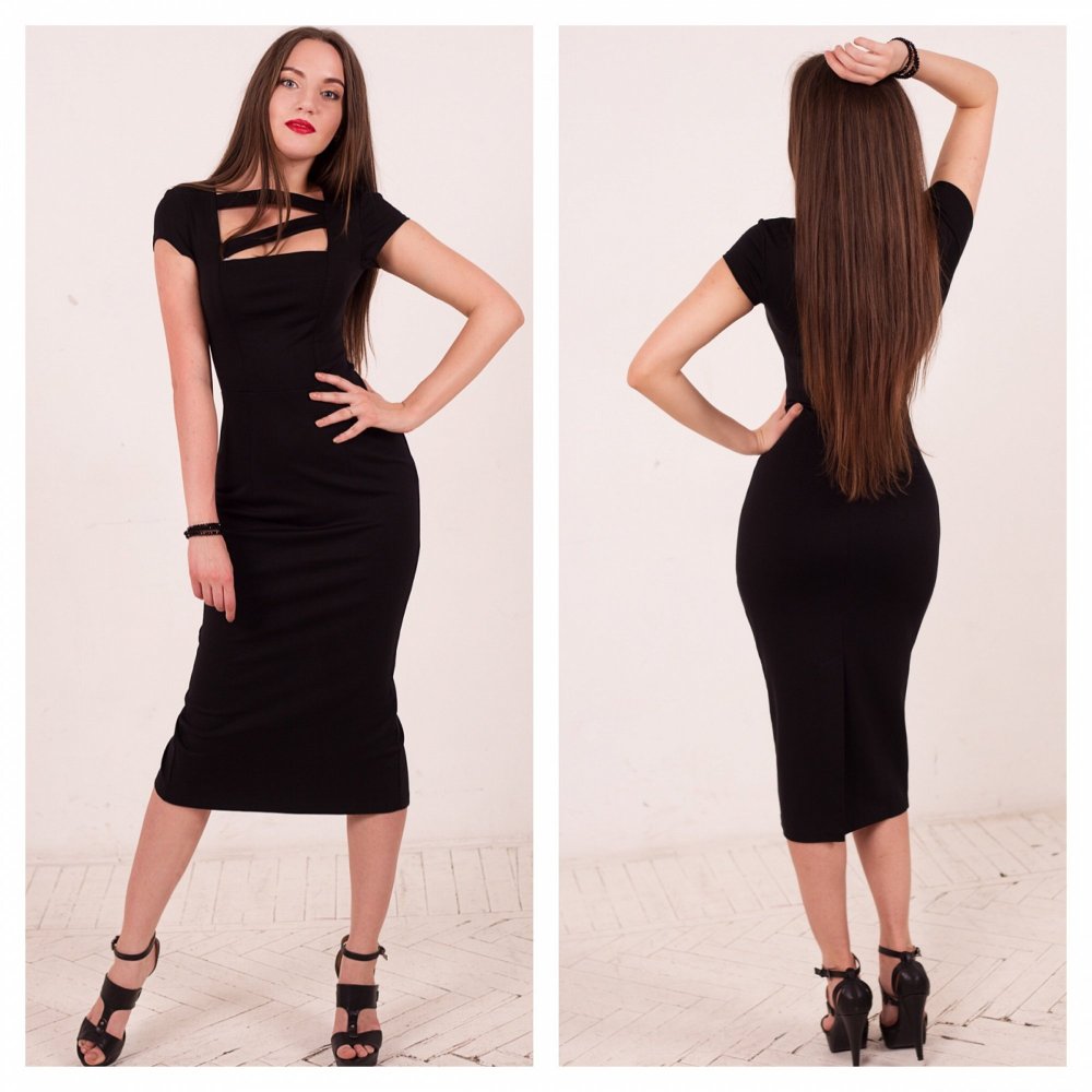 Платье дизайнерское красивое французской длины